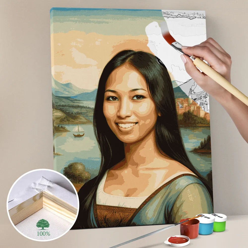 Zestaw Paint by Numbers „Mona Lisa”