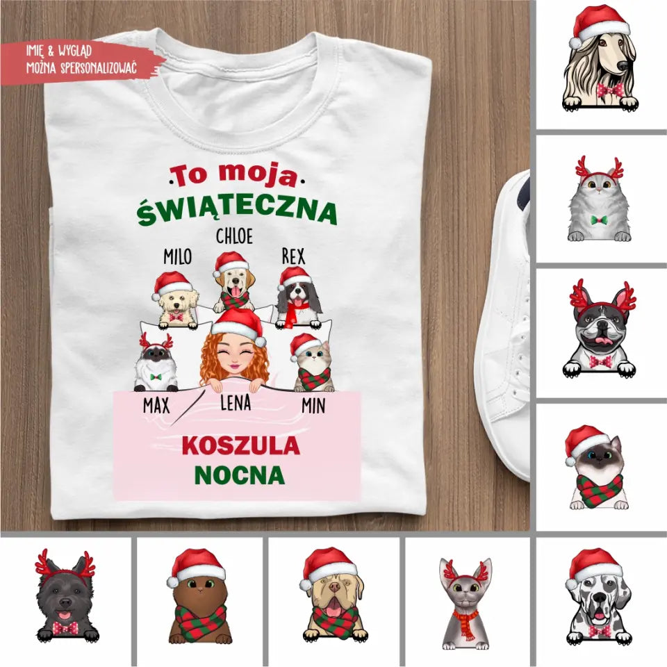 To moja świąteczna koszula nocna